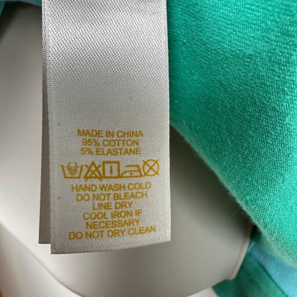 Kate Spade Knit Top Boatneck Color Block Turquoise Green Small Preppy Classic - Picture 8 of 11